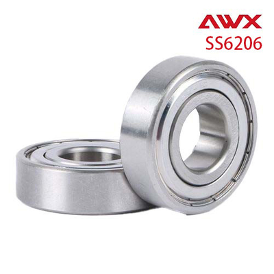 acheter SS 6206-2Z roulements à billes en acier de haute précision pré lubrification à faible friction fabrication en ligne