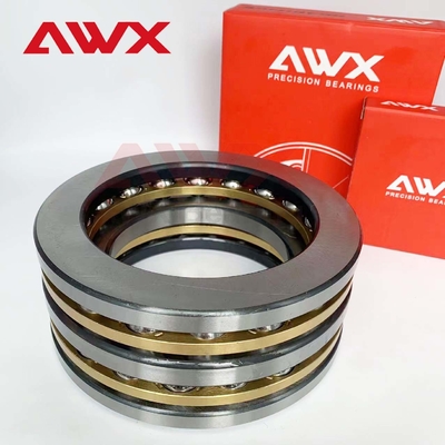 52205 52206 52207 52208 roulements à billes axiaux en acier de précision interchangeable pour l'industrie